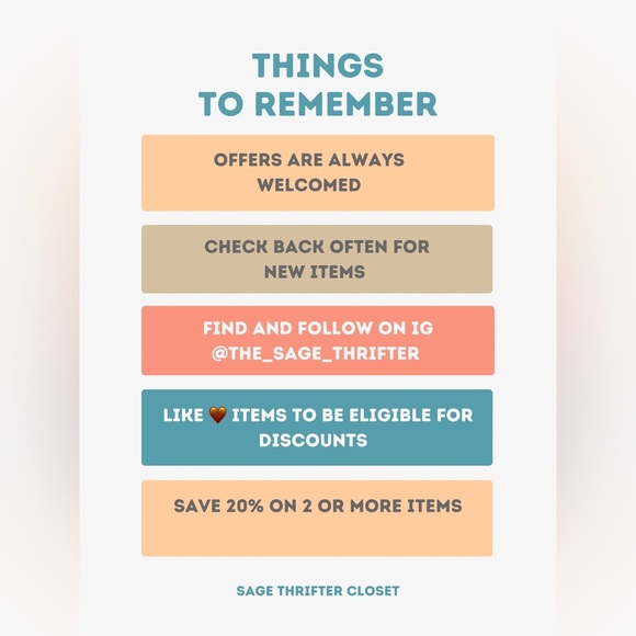 Things to remember when shopping! - Picture 1 of 1